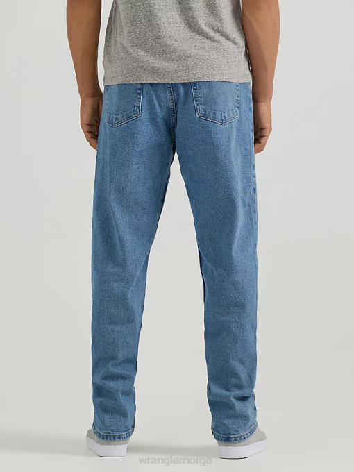 klær nei Wrangler menn femstjerners premium denim flex for komfort jean med avslappet passform bleket fargetone (97fxvbt) 8V4085