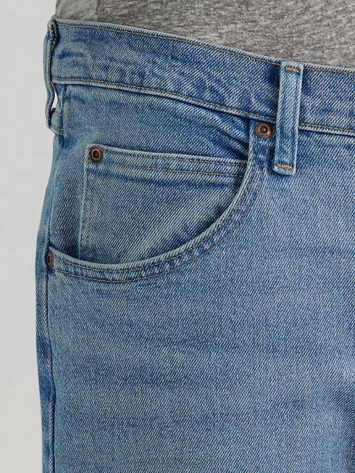 klær nei Wrangler menn femstjerners premium denim flex for komfort jean med avslappet passform bleket fargetone (97fxvbt) 8V4085