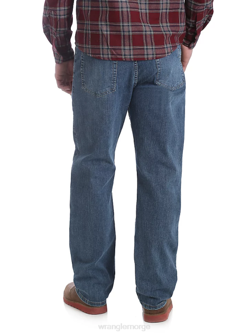 klær nei Wrangler menn femstjerners premium denim flex for komfort jean med avslappet passform skifer (97fxvst) 8V4084