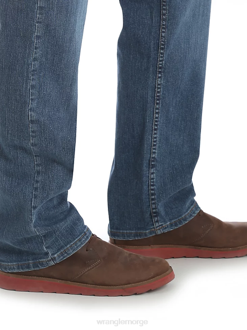 klær nei Wrangler menn femstjerners premium denim flex for komfort jean med avslappet passform skifer (97fxvst) 8V4084