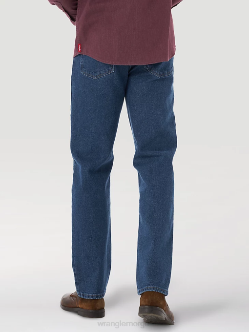 klær nei Wrangler menn femstjerners premium denim flex for komfort jean med avslappet passform stein (97fxvmd) 8V4081