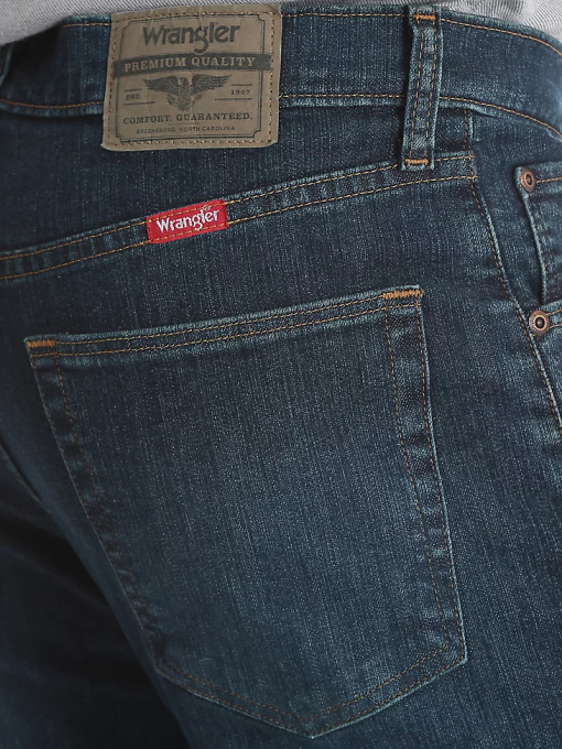 klær nei Wrangler menn femstjerners premium denim flex for komfort jeans med normal passform karbon (96fxvcn) 8V40141