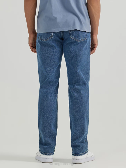klær nei Wrangler menn femstjerners premium denim flex for komfort jeans med normal passform skumringsblå (96fxvdb) 8V40138