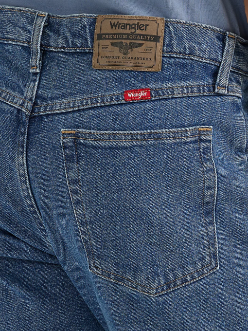klær nei Wrangler menn femstjerners premium denim flex for komfort jeans med normal passform skumringsblå (96fxvdb) 8V40138
