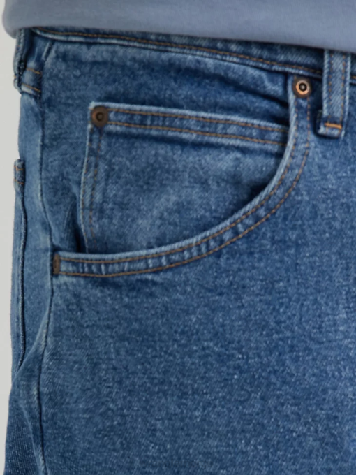 klær nei Wrangler menn femstjerners premium denim flex for komfort jeans med normal passform skumringsblå (96fxvdb) 8V40138