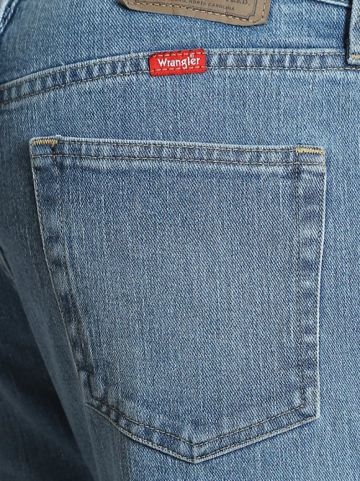 klær nei Wrangler menn femstjerners premium denim flex for komfort jeans med normal passform steinvask lys (96fxwsl) 8V40136