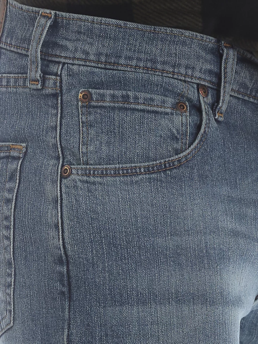 klær nei Wrangler menn femstjerners premium denim flex for komfort jeans med rett passform gravstein (95fxvts) 8V40193