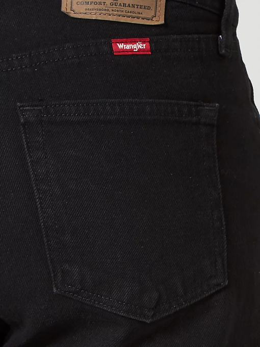 klær nei Wrangler menn femstjerners premium denim jeans med avslappet passform kullsvart (97601cb) 8V4087