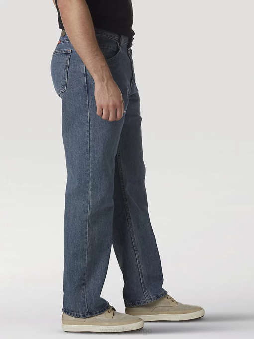 klær nei Wrangler menn femstjerners premium denim jeans med avslappet passform årgang (97601vr) 8V4089