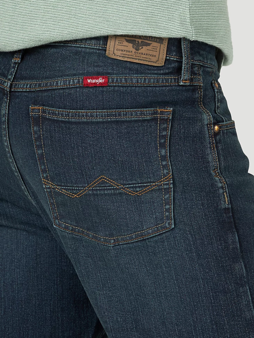klær nei Wrangler menn femstjerners premium flex bootcut jean med avslappet passform huxley (112316407) 8V4099