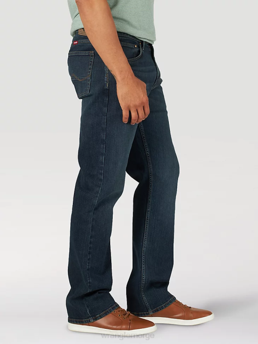 klær nei Wrangler menn femstjerners premium flex bootcut jean med avslappet passform huxley (112316407) 8V4099