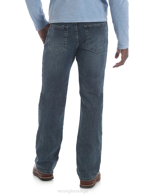 klær nei Wrangler menn femstjerners premium ytelse-serie jeans med normal passform grus (96cfvgv) 8V4071
