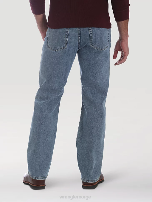 klær nei Wrangler menn femstjerners premium ytelse-serie jeans med normal passform lett vask (96cfvlw) 8V4069
