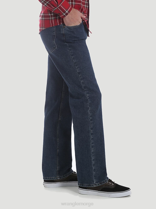 klær nei Wrangler menn femstjerners premium ytelse-serie jeans med normal passform steinvask (96cfvsw) 8V4070
