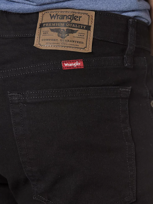 klær nei Wrangler menn femstjerners premium ytelse-serie jeans med normal passform svart (96cfvcb) 8V4072