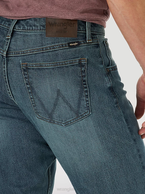 klær nei Wrangler menn flex jeans med atletisk passform Middelhavet (mgw16mt) 8V40175