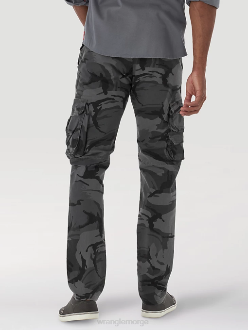 klær nei Wrangler menn flex tapered cargo bukse antrasitt camo (70dywgl) 8V40227