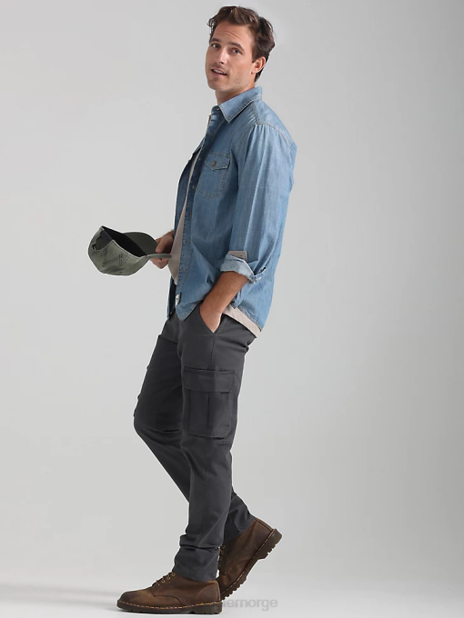 klær nei Wrangler menn flex tapered cargo bukse asfalt (70dywas) 8V40225