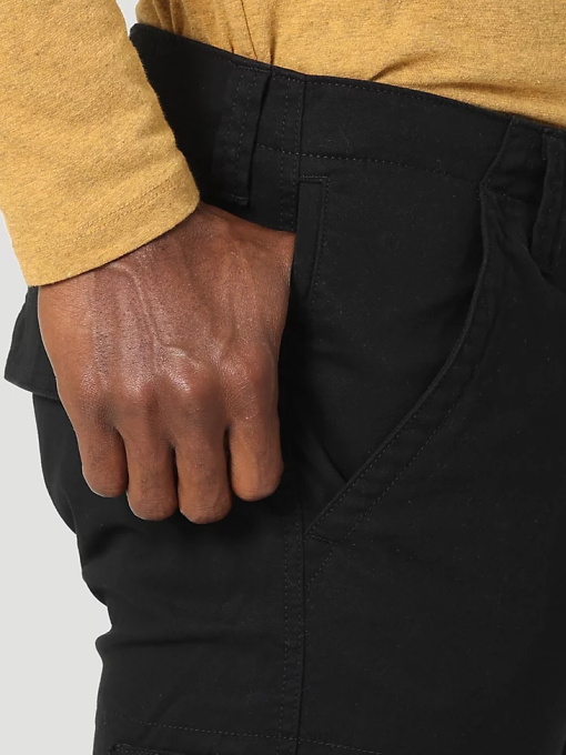 klær nei Wrangler menn flex tapered cargo bukse svart (112326301) 8V40229