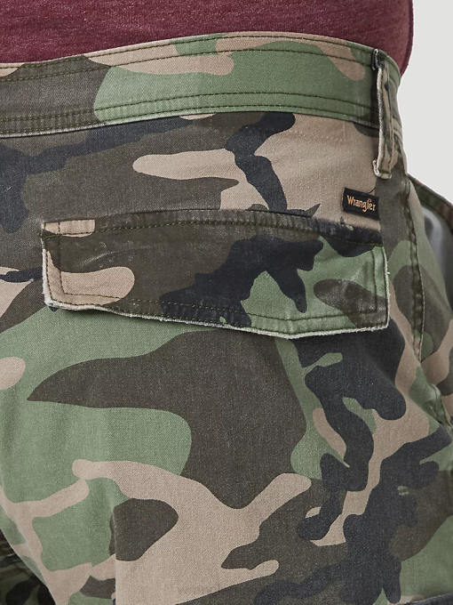 klær nei Wrangler menn flex twill last kort jungel camo (gwsnsgm) 8V40547