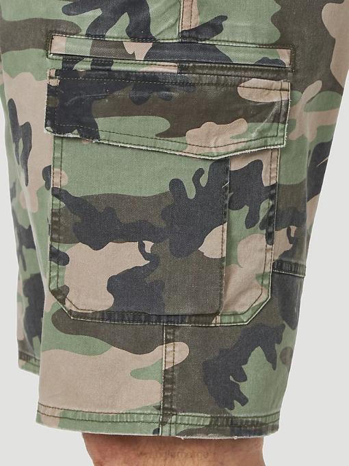 klær nei Wrangler menn flex twill last kort jungel camo (gwsnsgm) 8V40547