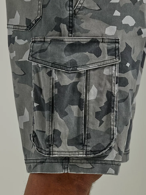 klær nei Wrangler menn fri til å strekke snøring last kort monument camo (112336239) 8V40554