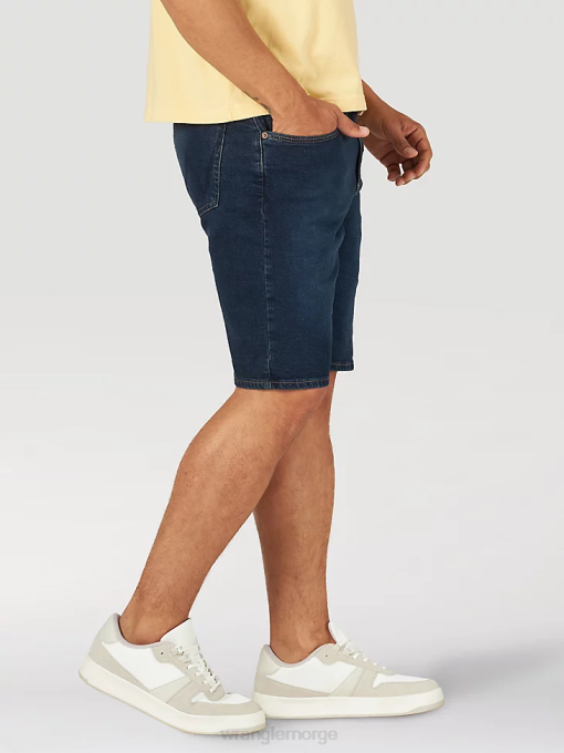 klær nei Wrangler menn gratis å strekke denim kort mørk denim (112317149) 8V40579
