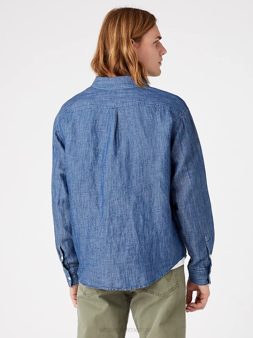 klær nei Wrangler menn miljøvennlig rutete kortermet leirskjorte amethyst city (112336166) 8V40397