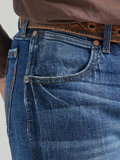 klær nei Wrangler menn retro bootcut jeans med avslappet passform elmont (112325785) 8V4044