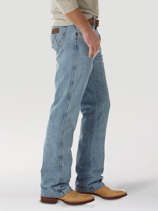 klær nei Wrangler menn retro bootcut jeans med avslappet passform emblem (wrt20cr) 8V4040