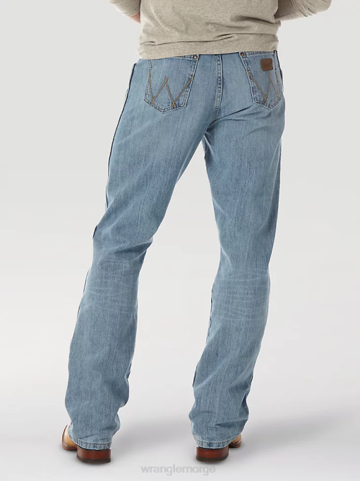 klær nei Wrangler menn retro bootcut jeans med avslappet passform emblem (wrt20cr) 8V4040