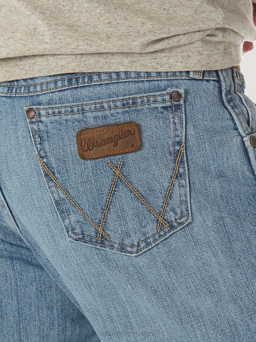 klær nei Wrangler menn retro bootcut jeans med avslappet passform emblem (wrt20cr) 8V4040