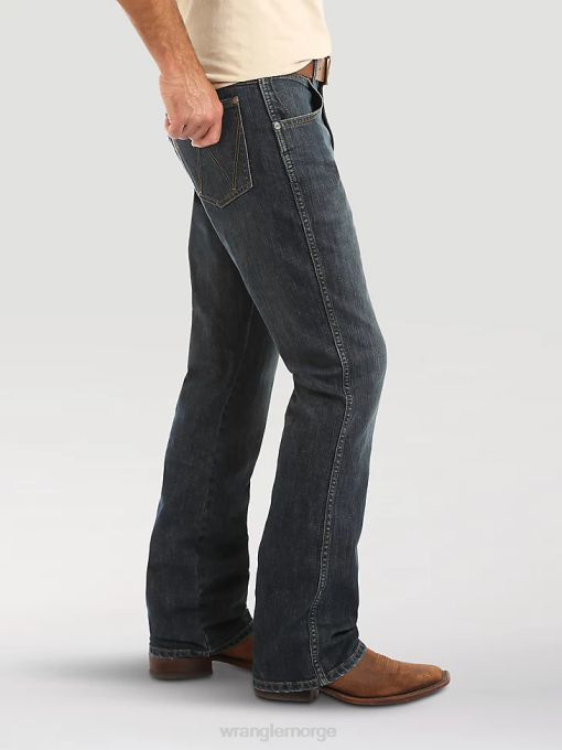 klær nei Wrangler menn retro bootcut jeans med avslappet passform falls city (wrt20fl) 8V4041