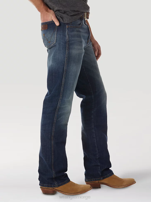 klær nei Wrangler menn retro bootcut jeans med avslappet passform jh vask (wrt20jh) 8V4038
