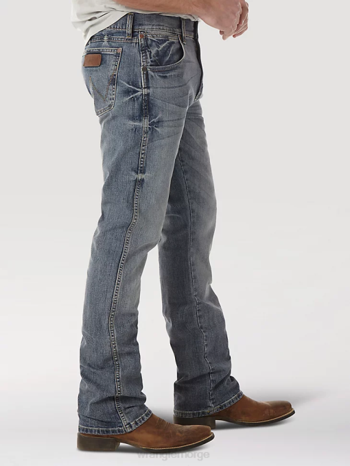 klær nei Wrangler menn retro slim fit bootcut jeans greeley (77mwzgl) 8V405