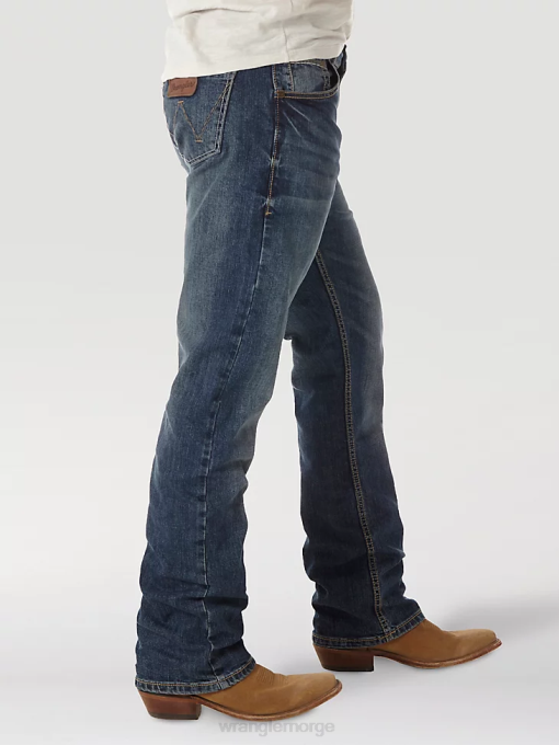 klær nei Wrangler menn retro slim fit bootcut jeans layton (wlt77ly) 8V402