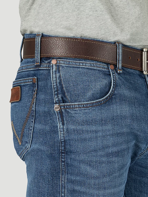 klær nei Wrangler menn retro slim fit bootcut jeans nattsky (1077mwzns) 8V406