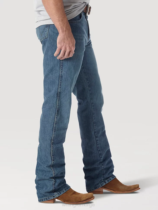 klær nei Wrangler menn retro slim fit bootcut jeans slitt (77mwzwo) 8V409