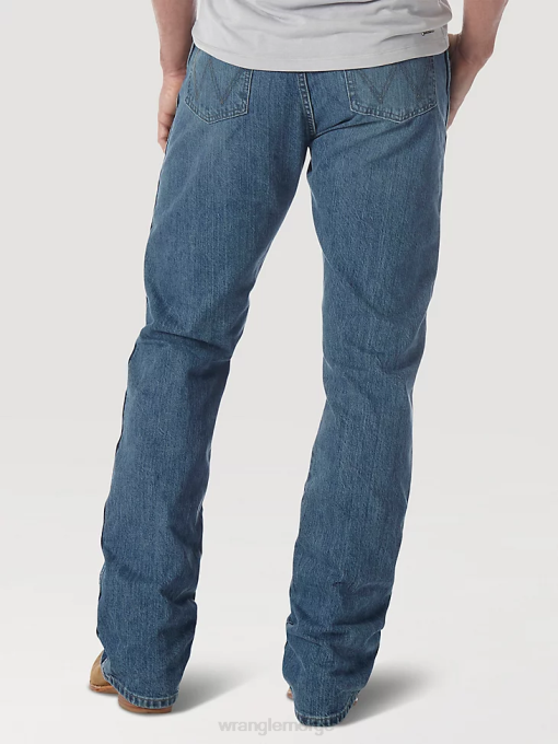 klær nei Wrangler menn retro slim fit bootcut jeans slitt (77mwzwo) 8V409