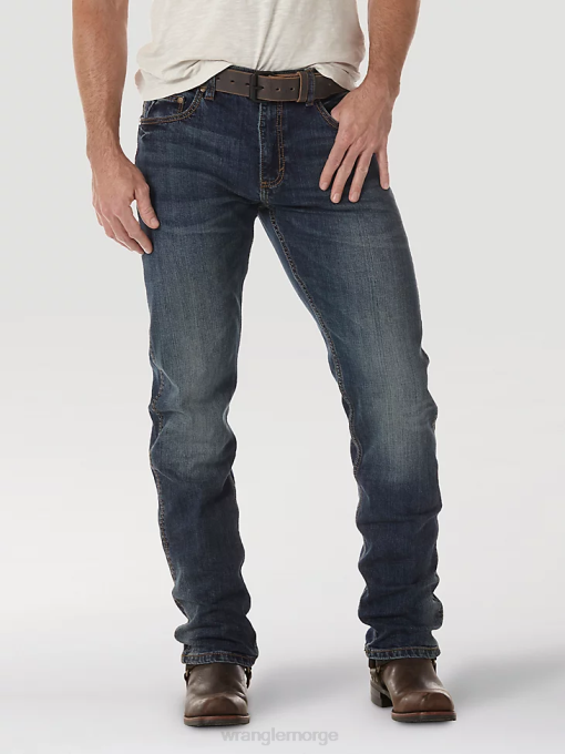 klær nei Wrangler menn retro slim fit jeans med rett ben bozeman (wlt88bz) 8V4027