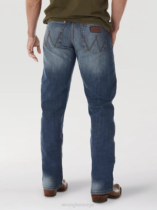 klær nei Wrangler menn retro slim fit jeans med rett ben cottonwood (wlt88cw) 8V4034