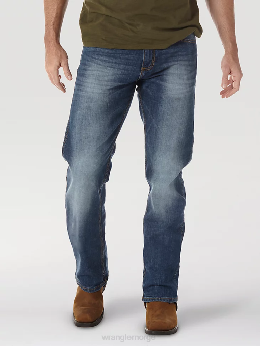 klær nei Wrangler menn retro slim fit jeans med rett ben cottonwood (wlt88cw) 8V4034