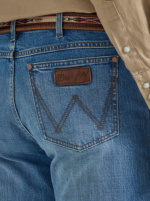 klær nei Wrangler menn retro slim fit jeans med rett ben diamant dekar (112330336) 8V4028