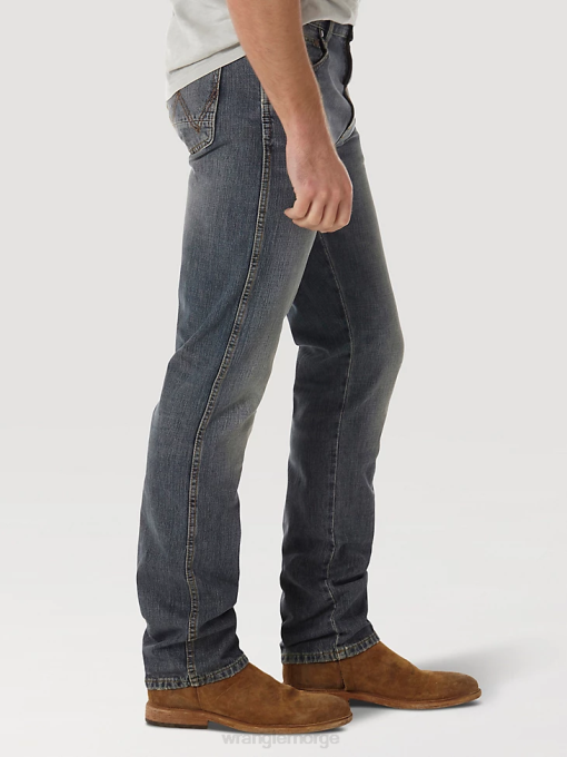 klær nei Wrangler menn retro slim fit jeans med rett ben mørk natt (88mwzdk) 8V4030