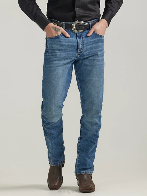 klær nei Wrangler menn retro slim fit jeans med rett ben normande (112332244) 8V4023