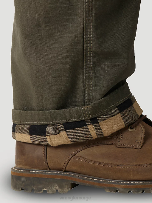 klær nei Wrangler menn riggs arbeidsklær fôret ripstop ranger bukse loden (3w065ld) 8V40680