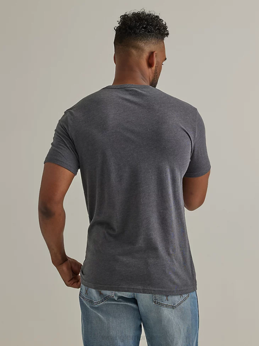 klær nei Wrangler menn riggs arbeidsklær kortermet henley askelyng (3w760ah) 8V40271