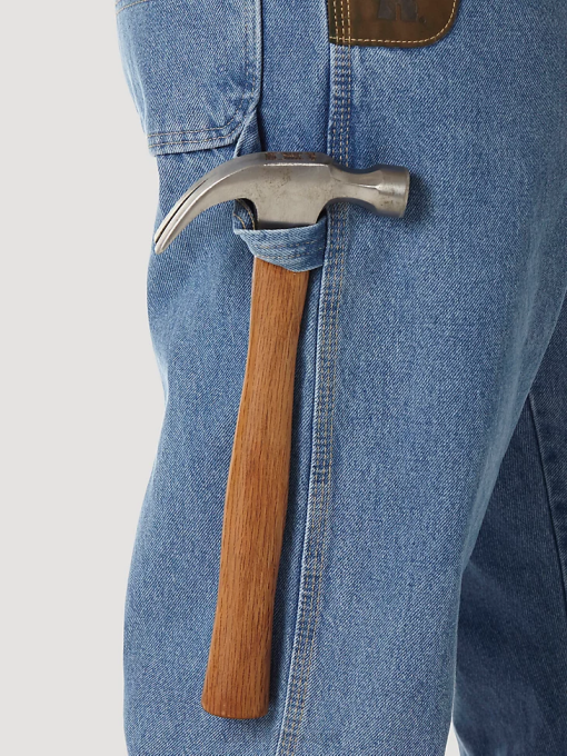 klær nei Wrangler menn riggs arbeidsklær snekker vintage indigo (3w020vi) 8V40157