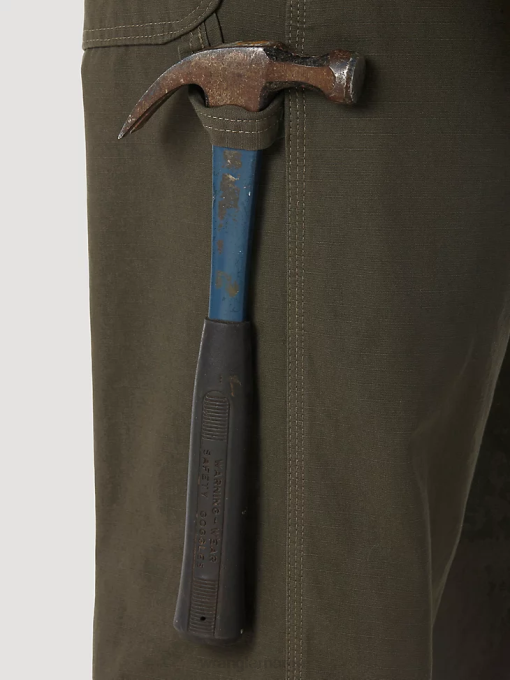 klær nei Wrangler menn riggs arbeidsklær snekkerbukse loden (3w020ld) 8V40267