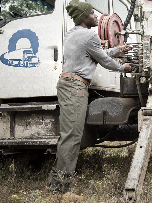 klær nei Wrangler menn riggs arbeidsklær tekniker bukse loden (3w045ld) 8V40661